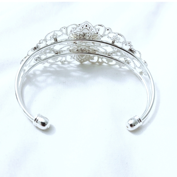 HAND CRAFTED Genuine Amethyst Silver Cuff Bracelet - Picture 3 of 4